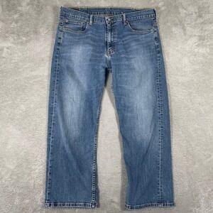 Levis 550 Relaxed Fit Jeans Mens 38x30 Blue Medium Wash Denim Straight Leg
